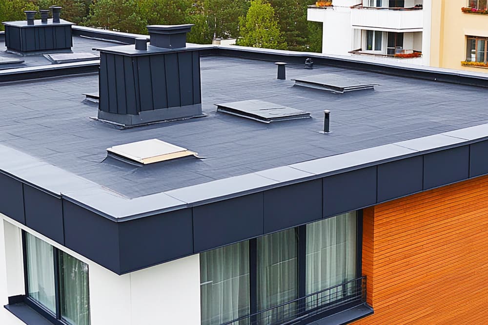 Flat Torch On Membrane Roof Flat Torch On Membrane Roof